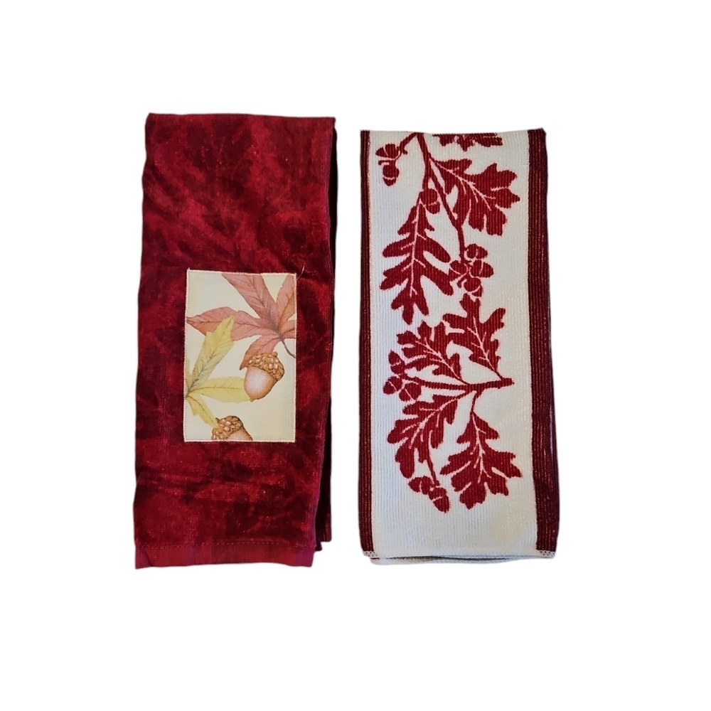 Kohl's Croft &‎ Barrow Holiday Kitchen Hand Towels